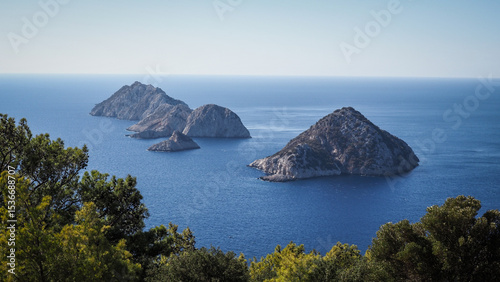 Fototapeta Naklejka Na Ścianę i Meble -  The landscape of the Turquoise Coast in Turkey