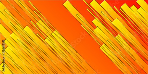 Abstract orange. Creative illustration for poster, web, landing, cover, greeting, EPS 10