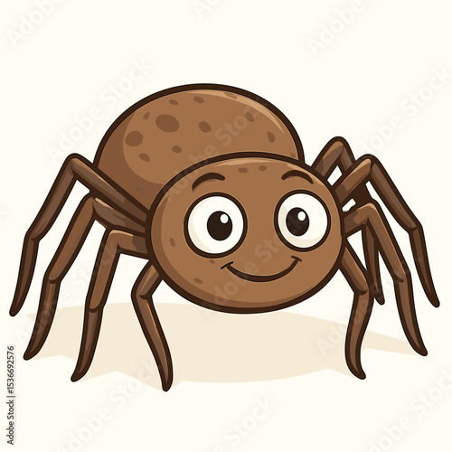 Funny spider vector illustration