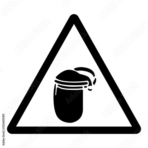 Face Protection Symbol Sign, Vector Illustration, Isolate On White Background Label.EPS10