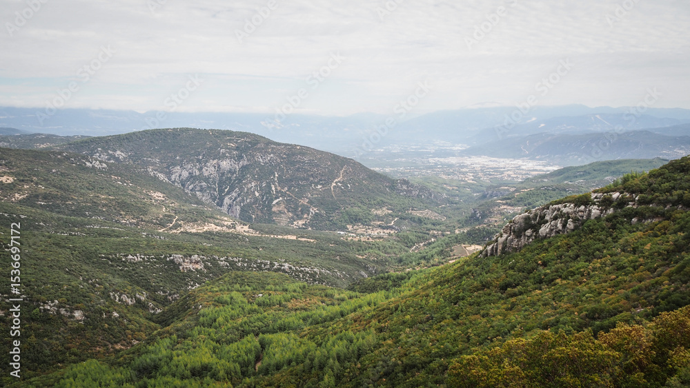 Fototapeta premium The landscape of Taurus Mountains in Turkey
