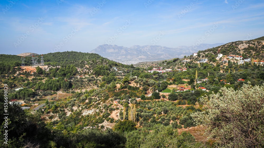 Obraz premium The panorama of Taurus Mountains in Turkey
