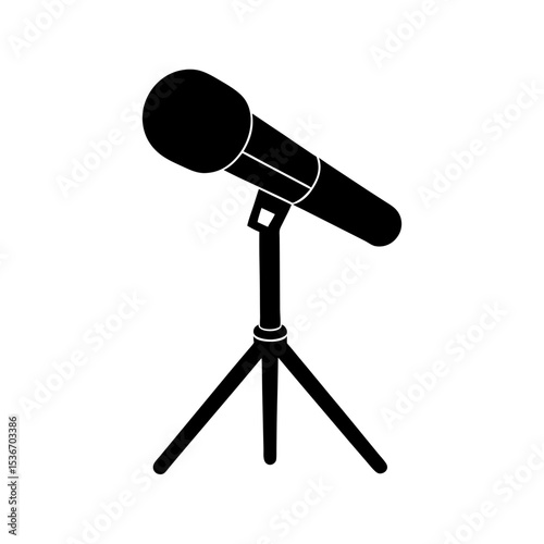 telescope on a white background