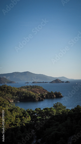Fototapeta Naklejka Na Ścianę i Meble -  The panorama of the Iztuzu Beach in Turkey