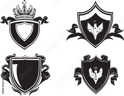 Vintage Coat of Arms and Crest Design Collection

