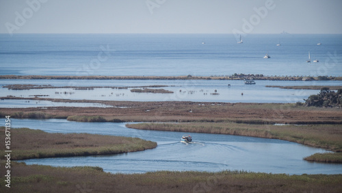 Fototapeta Naklejka Na Ścianę i Meble -  The view of the Dalyan River in Turkey