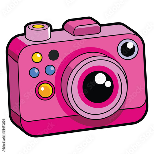 digital camera vector illustration