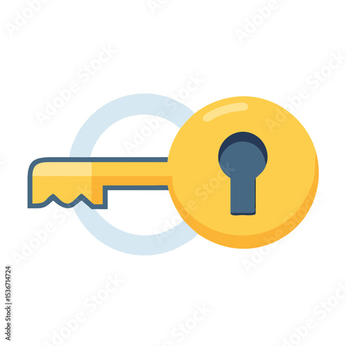 Password Security Key Vector Symbol

