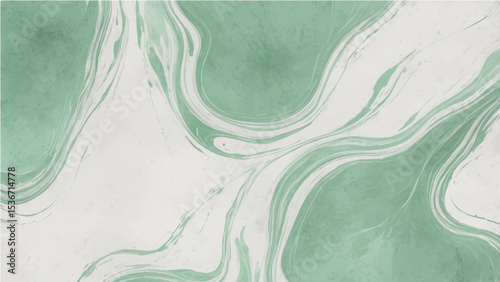 Wallpaper Mural abstract old green, white paper background with marbled vintage texture in elegant website or textured paper design. Torontodigital.ca