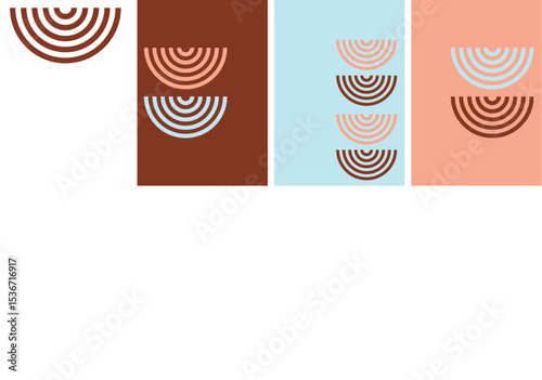 Wallpaper Mural vector design pamphlet  set Torontodigital.ca