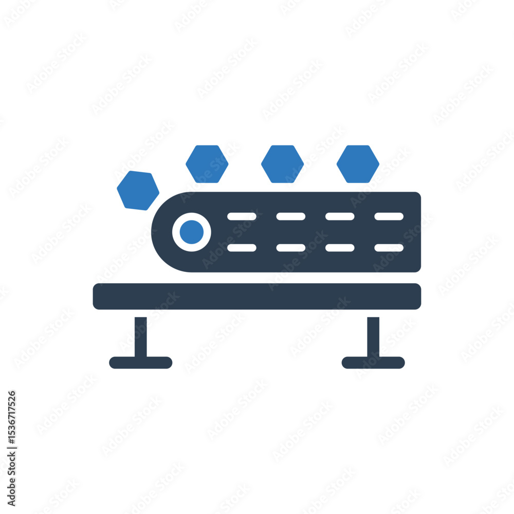 Conveyor Belt Icon Conveyor Belt Icon
