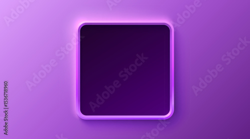 Purple frame label, event bar button, gold signboard. Vector illustration