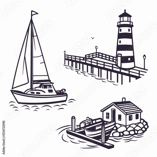 Harbor & Dock Icons
