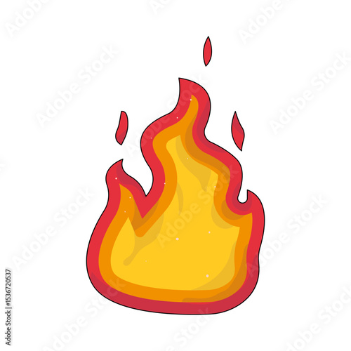 illustration of fire