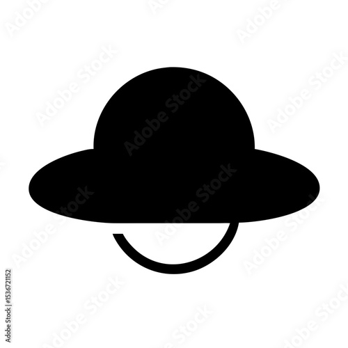 alien head icon on white background  .svg
