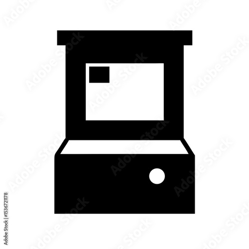 arcade machine icon on white background  .svg