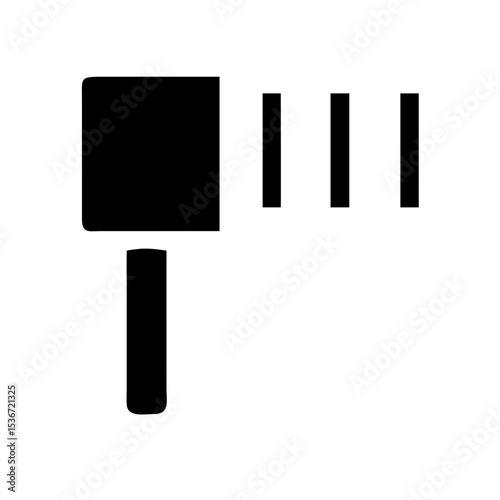 barcode scanner icon on white background  .svg