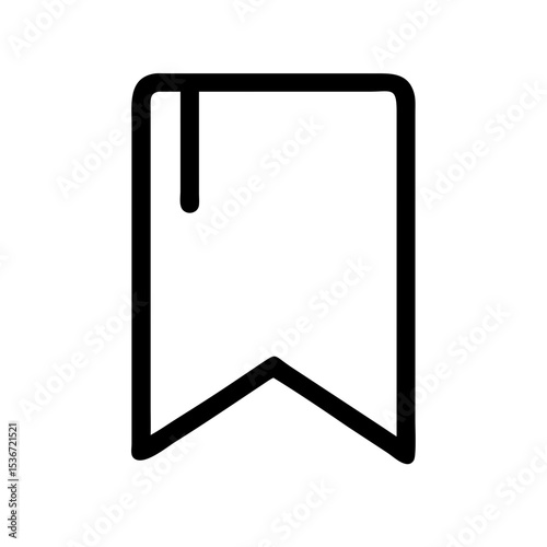 bookmark icon on white background  .svg