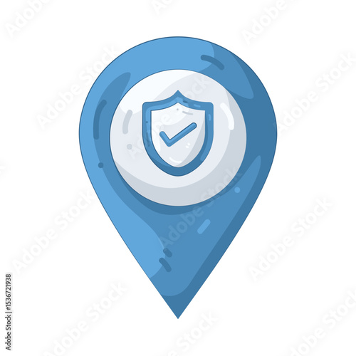 illustration of location with protection