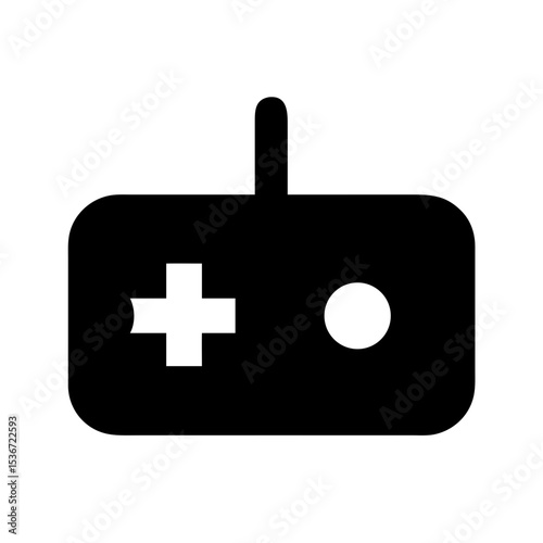 game controller icon on white background  .svg