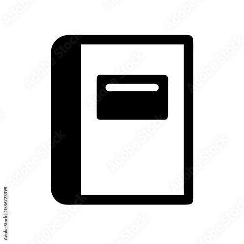 law book icon on white background  .svg