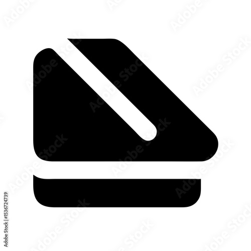 sandwich icon on white background  .svg