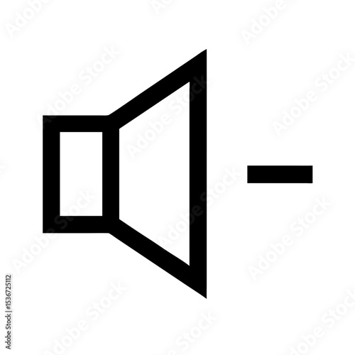 speaker volume icon on white background  .svg