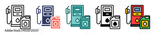 Fuel Rationing multiple icon