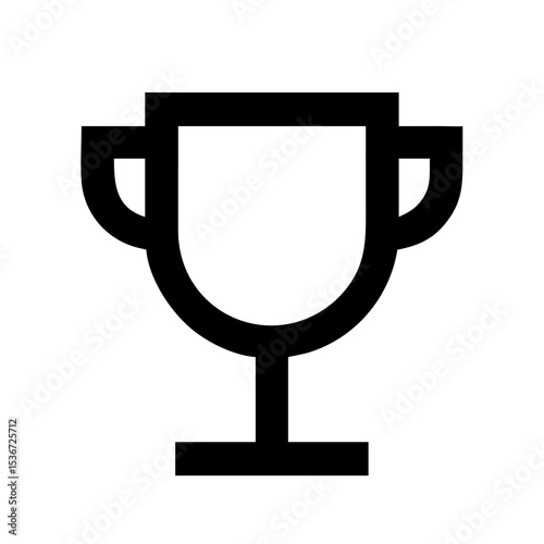 trophy icon on white background  .svg