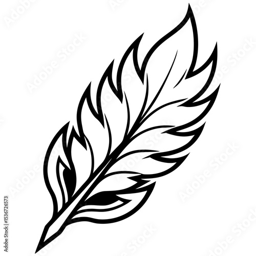 Firebird Feather Jewelry Icon 