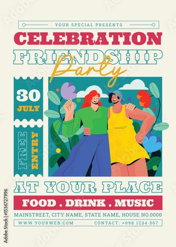 Friendship Celebration Flyer