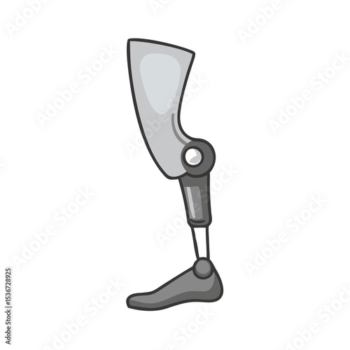 Innovative prosthetic leg design showcasing advanced technology for mobility and support