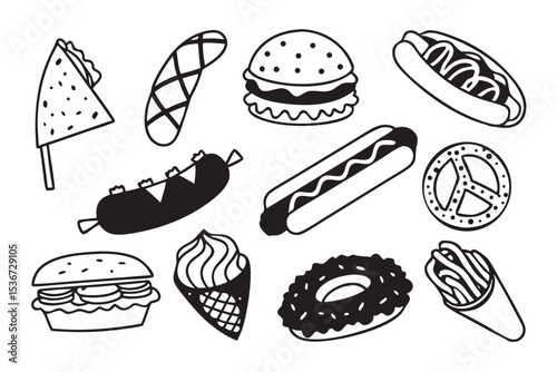 fast food icons