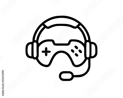 Gaming headset and controller displayed together for an immersive gaming experience at home during the evening hours