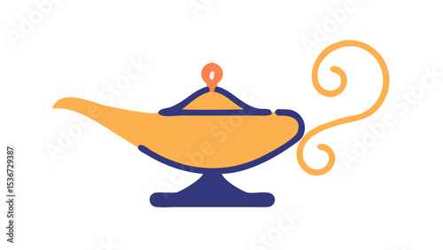 Iconic lamp design representing themes of magic and wishes in storytelling