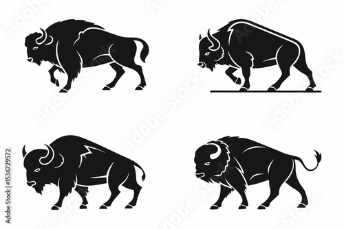 animals silhouettes vector