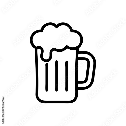 Frothy beer in a glass showcasing a refreshing drink enjoyed during a gathering with friends in the late afternoon sun
