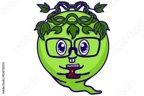 Happy Earth Day - Smart Mascots Kawaii Stickers