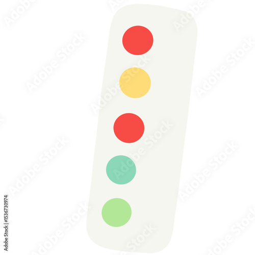 Laboratory pipette with a colorful scale for precise measurements in scientific experiments.

