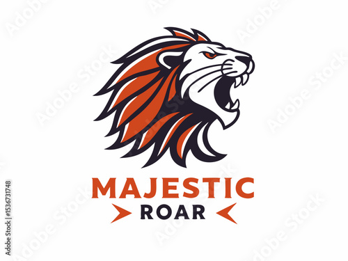 Bold, stylized logo featuring a horse's head with a strong mane and a red/black design.
