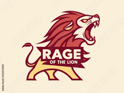 Bold, stylized logo featuring a horse's head with a strong mane and a red/black design.