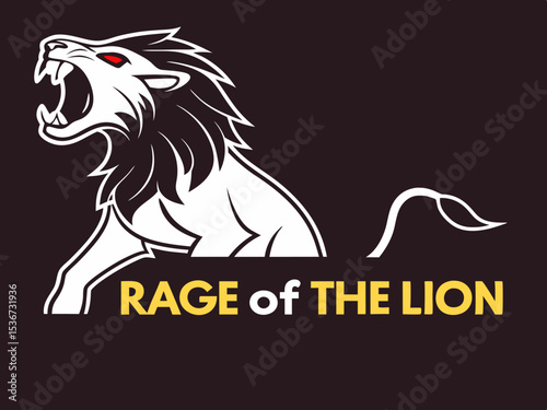 Bold, stylized logo featuring a horse's head with a strong mane and a red/black design.