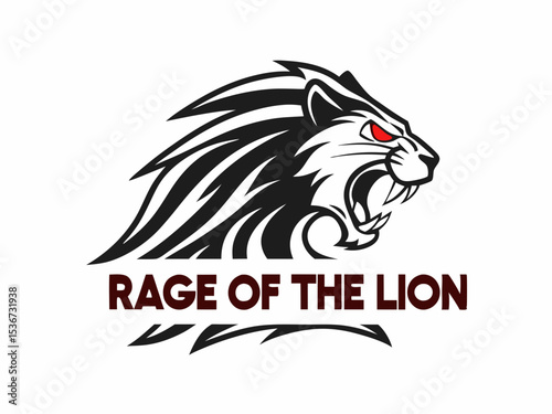 Bold, stylized logo featuring a horse's head with a strong mane and a red/black design.