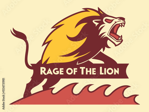 Bold, stylized logo featuring a horse's head with a strong mane and a red/black design.