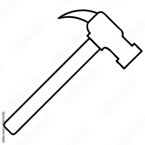 Hammer tool for construction and woodworking projects in both professional and DIY settings suitable for various tasks