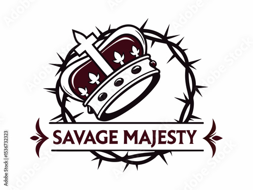 Bold, stylized logo featuring a horse's head with a strong mane and a red/black design.