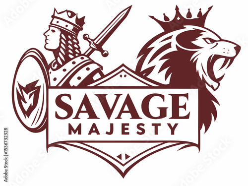 Bold, stylized logo featuring a horse's head with a strong mane and a red/black design.