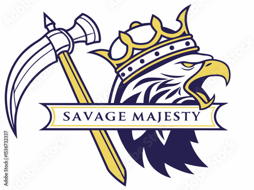 Bold, stylized logo featuring a horse's head with a strong mane and a red/black design.