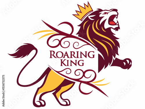 Bold, stylized logo featuring a horse's head with a strong mane and a red/black design.