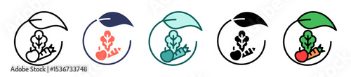 Plant-Based Diet multiple icon